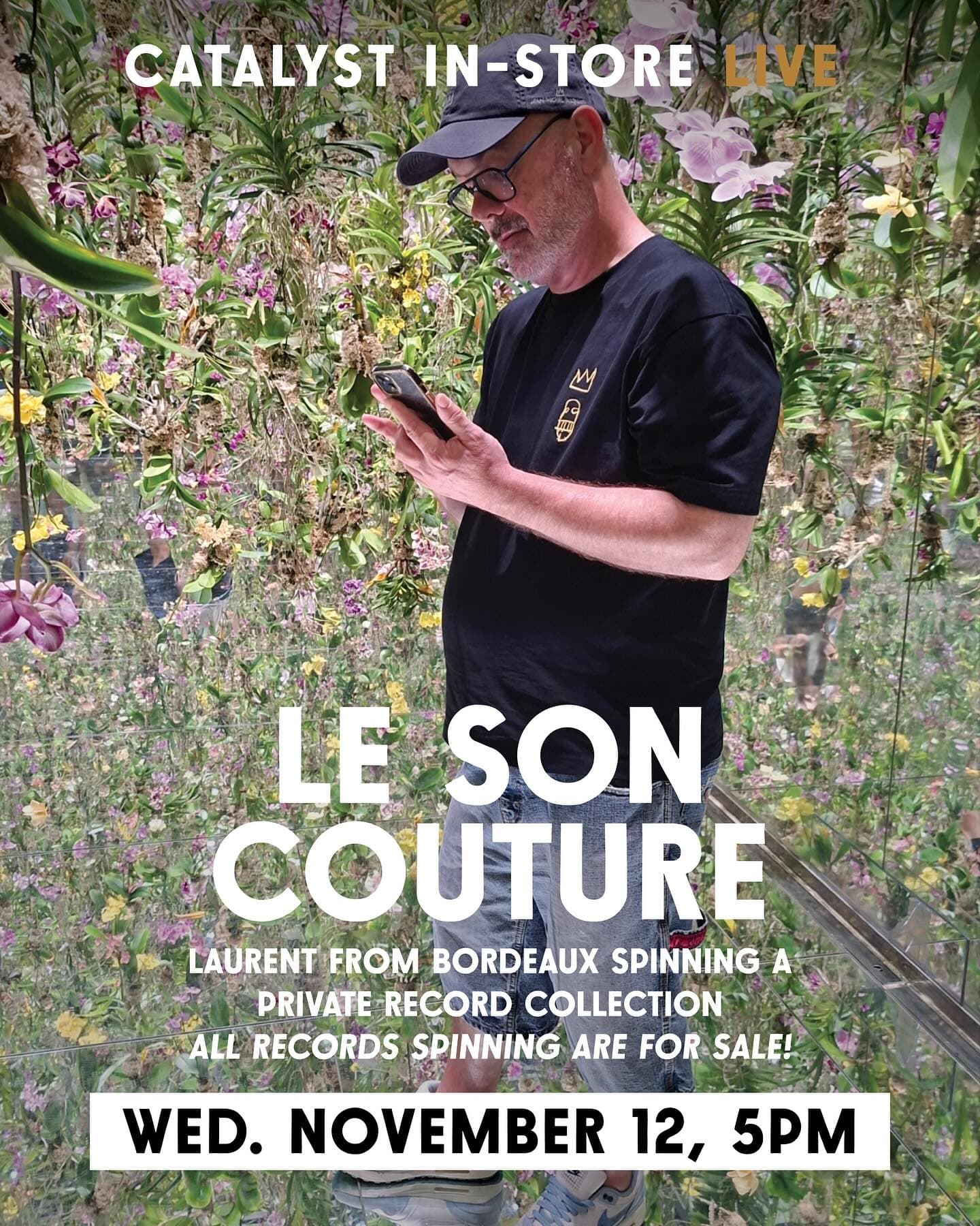 Laurent at Catalyst Records LES, November 12, 2025