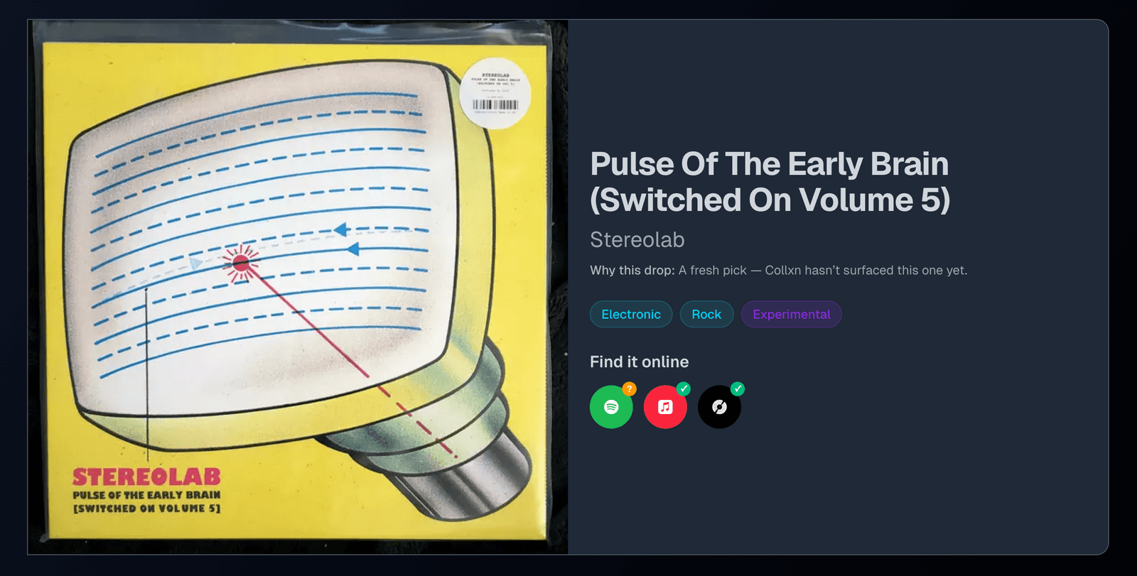 Pulse Of The Early Brain by Stereolab
