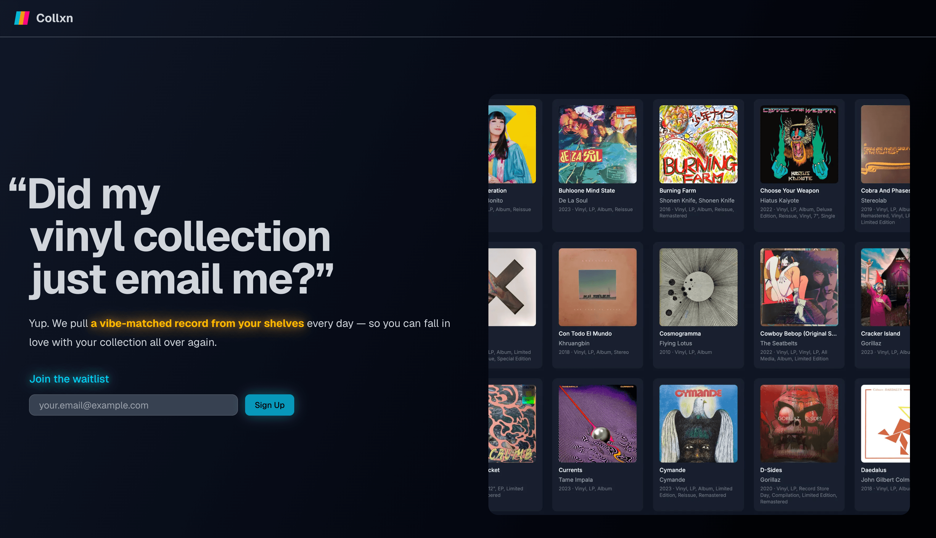Collxn's new website